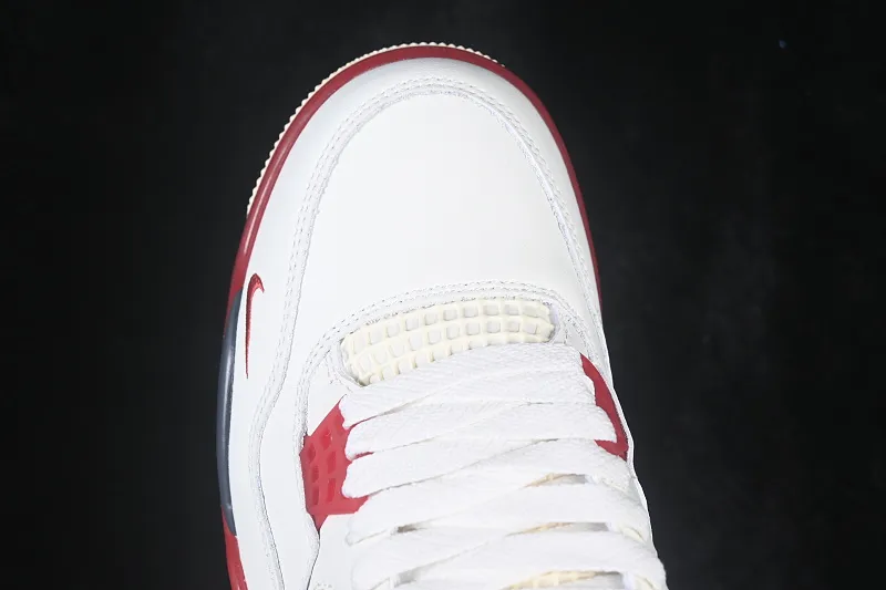 All Categories Air Jordan Jordan Series Basketball Shoes Air Jordan 4 Nigel Sylvester x Air Jordan 4 Retro "Brick After Brick" AJ4 Joe 4 White Red Urine Stains 2.0 IQ8055-100